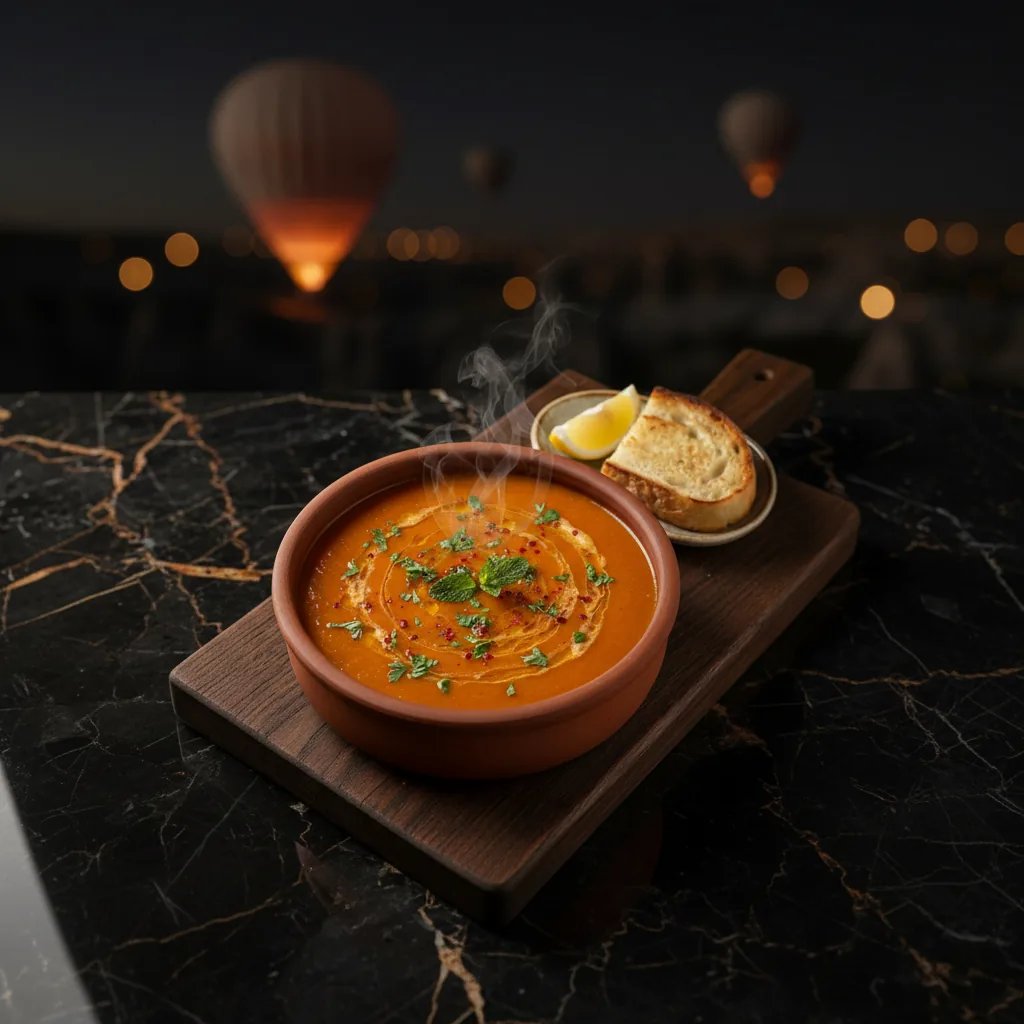 Mercimek — soupe turque traditionnelle de lentilles corail